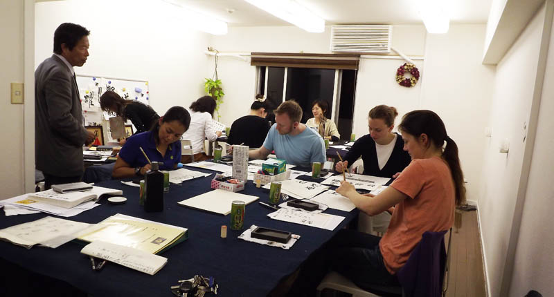 東京都港区六本木カリグラフィーアート書道教室 写真7